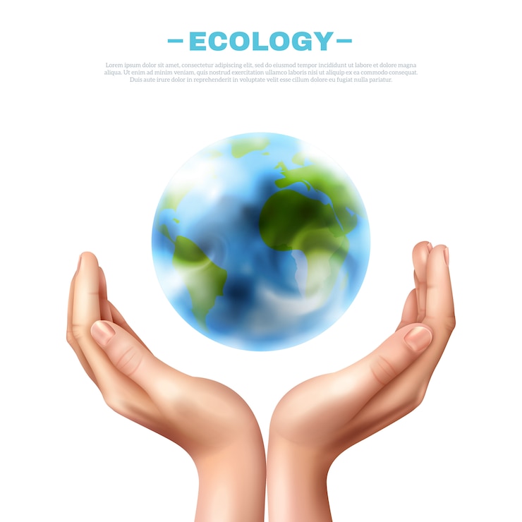 Vettore gratuito illustrazione di simbolo di ecologia