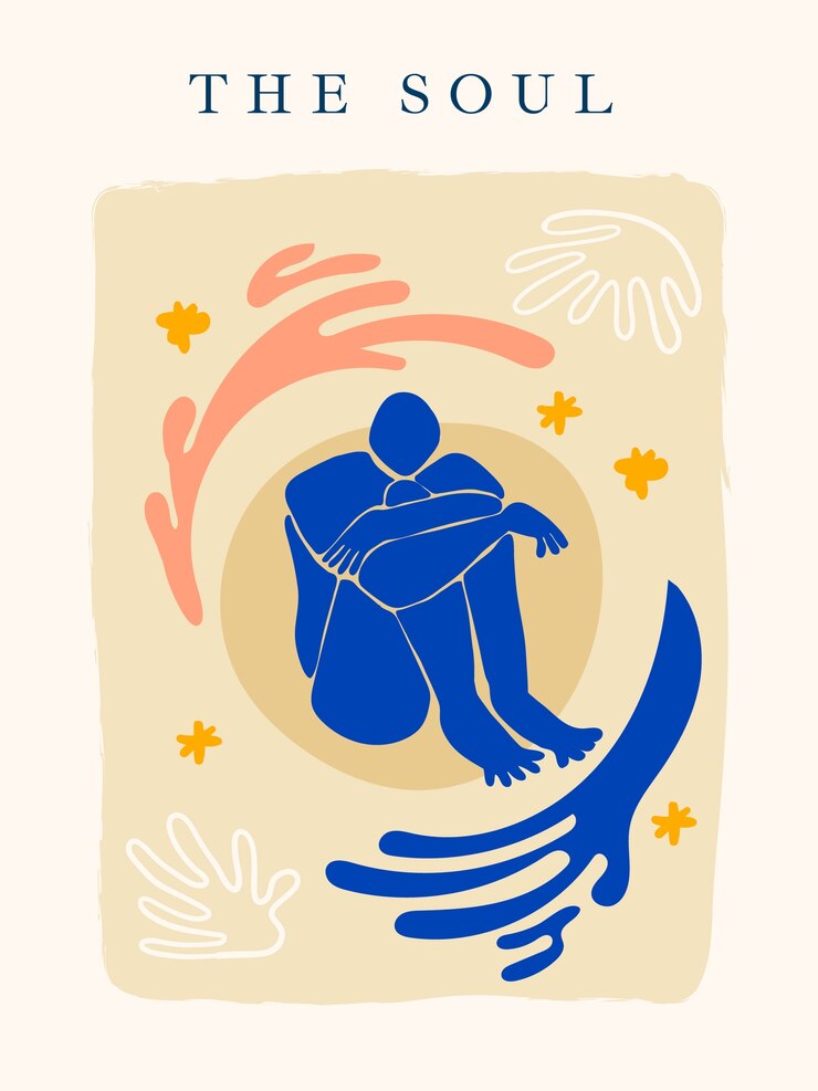 Vettore gratuito illustrazione di stile matisse design piatto