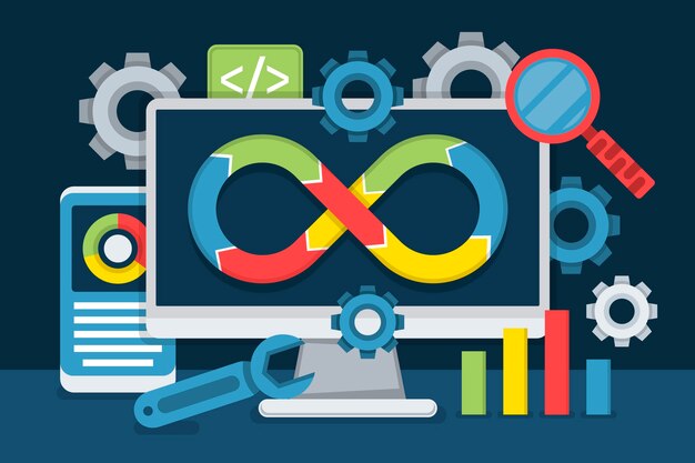 Illustrazione di tecnologia di design piatto