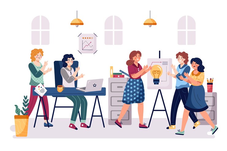 Vettore gratuito illustrazione di uomini d'affari