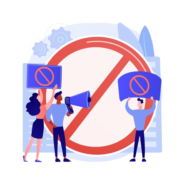 Illustrazione di vettore di concetto astratto di gioco pubblico. Reazione pubblica, pregiudizi e discriminazione, diritti delle minoranze, protesta di gruppo, social media, molestie sessuali, persone oltraggiate metafora astratta.