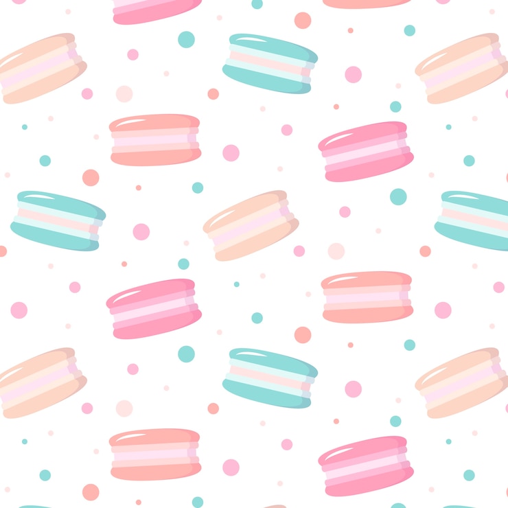 Vettore gratuito illustrazione disegnata a mano del modello di colori della caramella