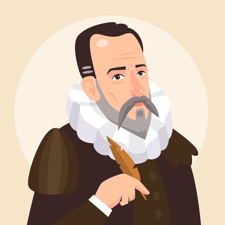 Vettore gratuito illustrazione disegnata a mano di miguel de cervantes