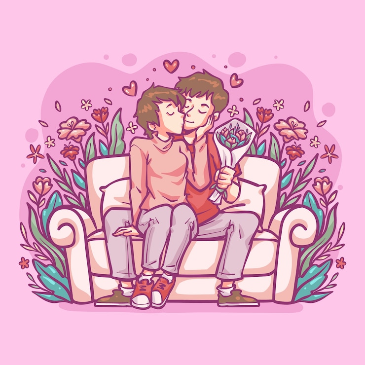 Vettore gratuito illustrazione disegnata a mano per la celebrazione di san valentino