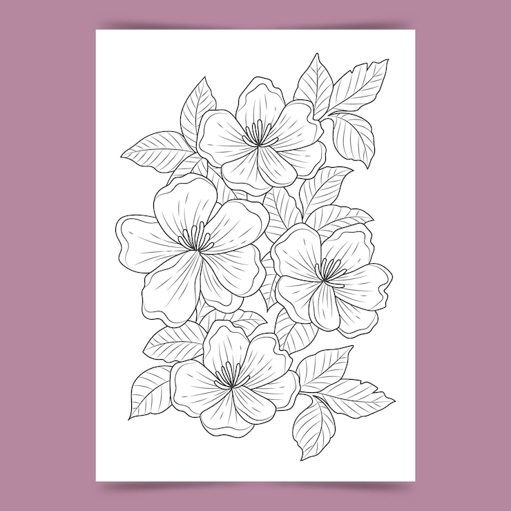Vettore gratuito illustrazione floreale disegnata a mano