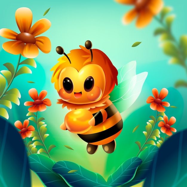Illustrazione realistica della primavera