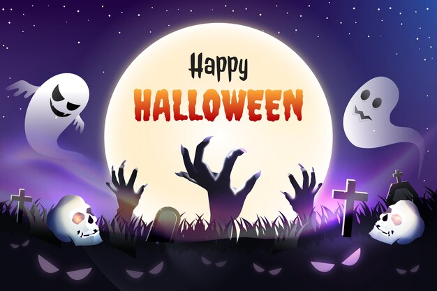 Illustrazione realistica di Halloween