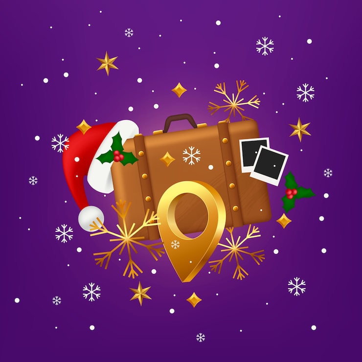 Vettore gratuito illustrazione realistica di natale