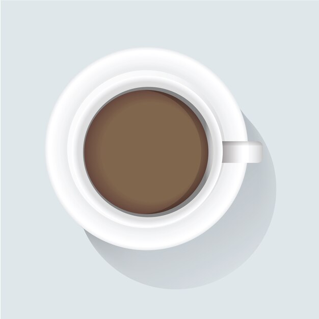 Illustrazione vettoriale di caffè icona