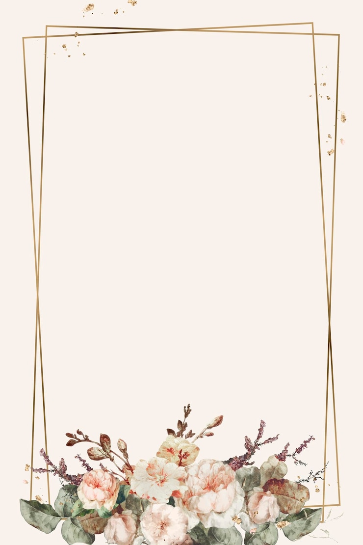 Vettore gratuito illustrazione vettoriale di cornice floreale vintage