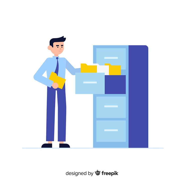 Vettore gratuito impiegato professionale con design piatto