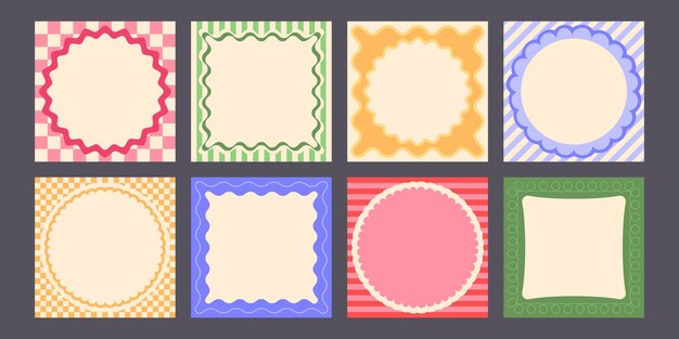 Impostazione di cornici di confine a disegno groovy