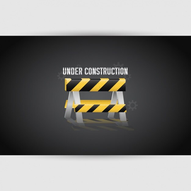 Vettore gratuito "in costruzione" progettazione