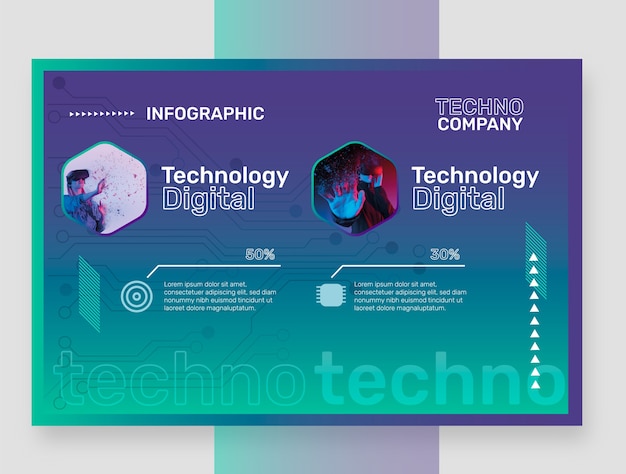 Infografica sulla tecnologia dei mezzitoni sfumati