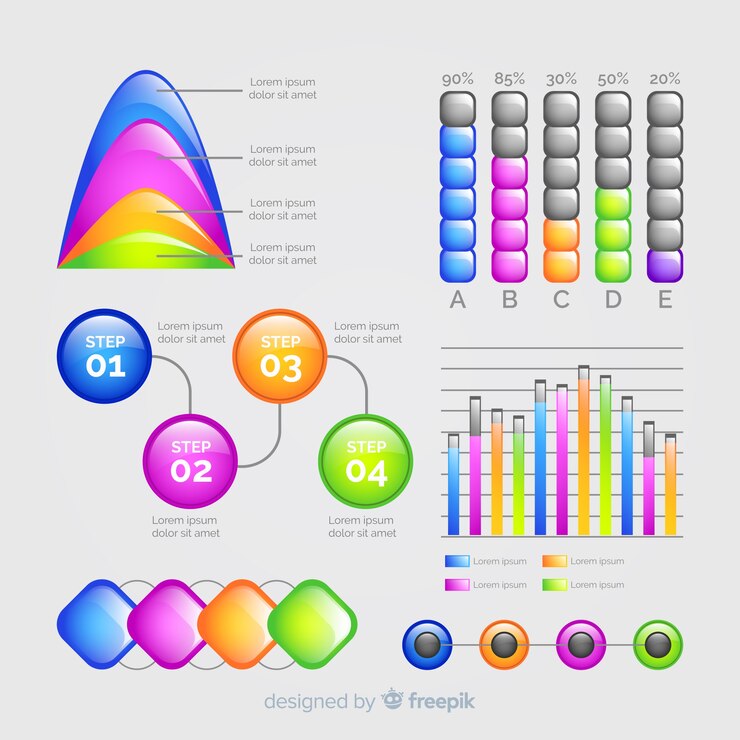 Vettore gratuito infographic elemento collectio
