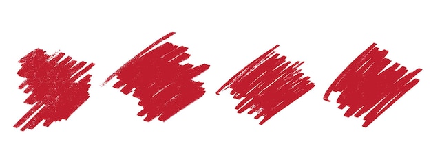 Insieme astratto di struttura del grunge dipinto a mano turchese rosso astratto