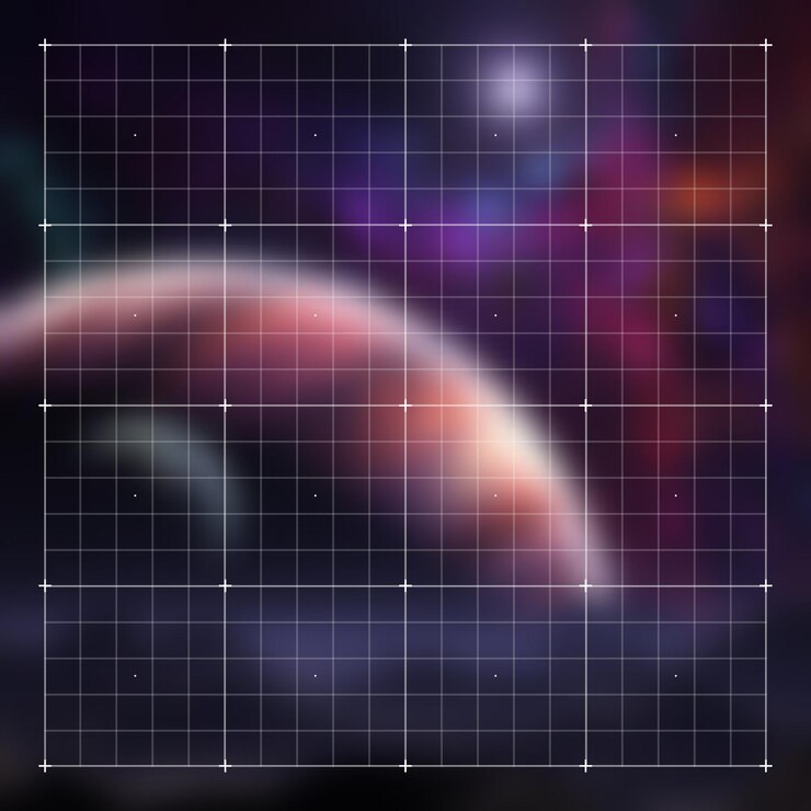 Vettore gratuito interfaccia di videogiochi hud futuristica con griglia