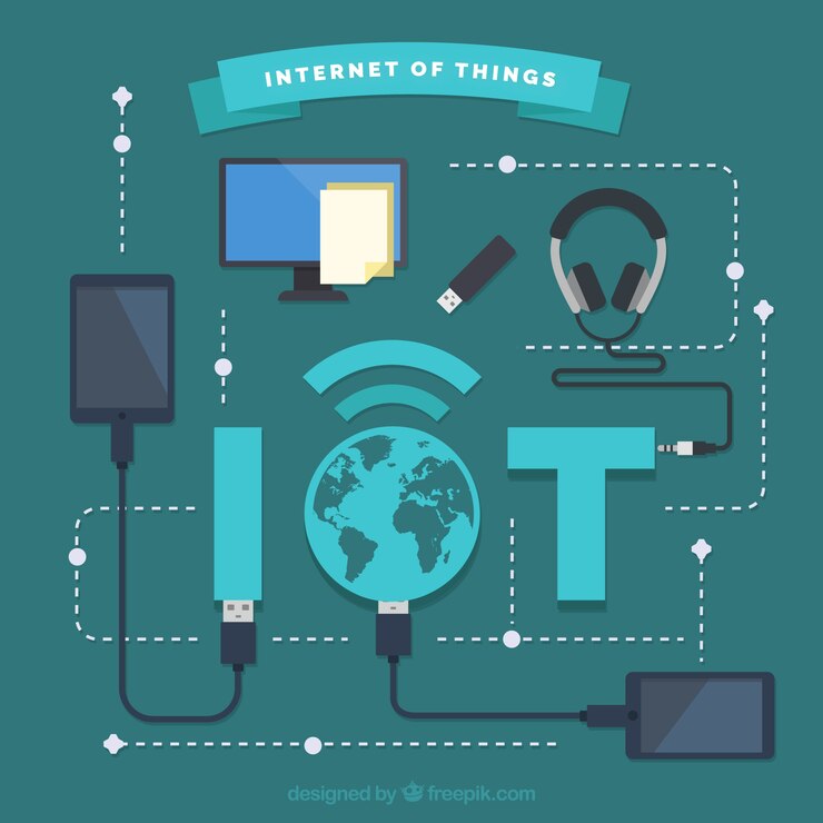 Vettore gratuito internet delle cose da imballare