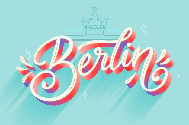 Iscrizione della città di Berlino