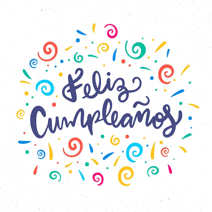 Vettore gratuito iscrizione di concetto di buon compleanno