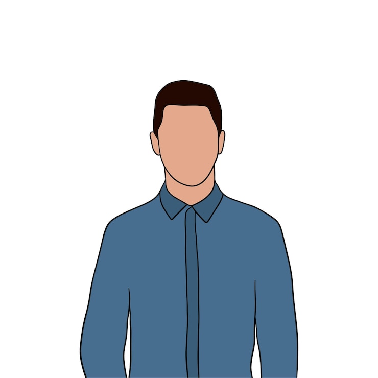 Vettore gratuito isolato giovane uomo bello impostato in diverse pose su sfondo bianco illustrazione