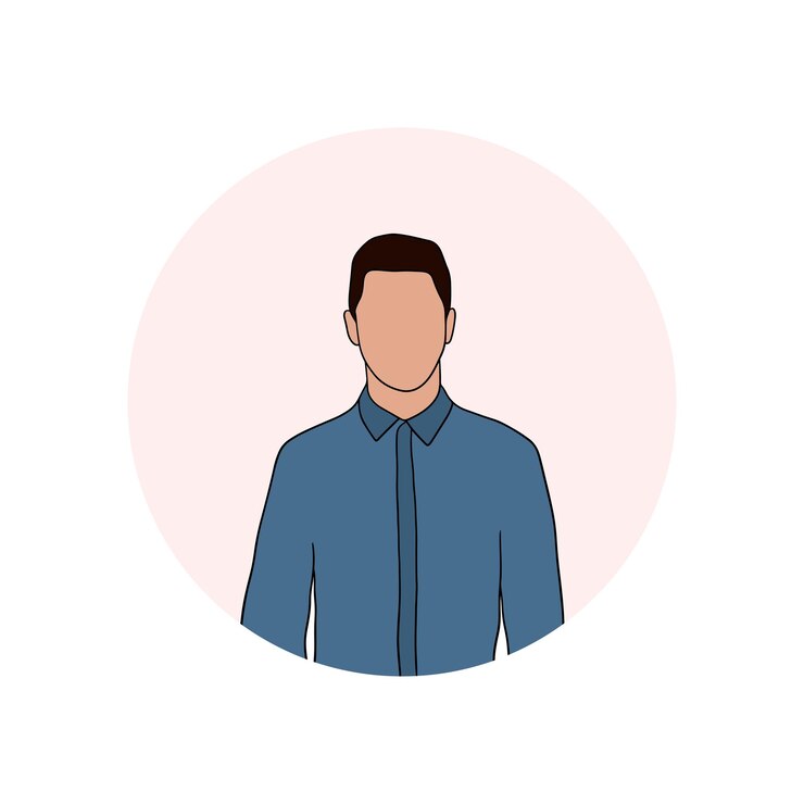Vettore gratuito isolato giovane uomo bello in diverse pose su sfondo bianco illustrazione