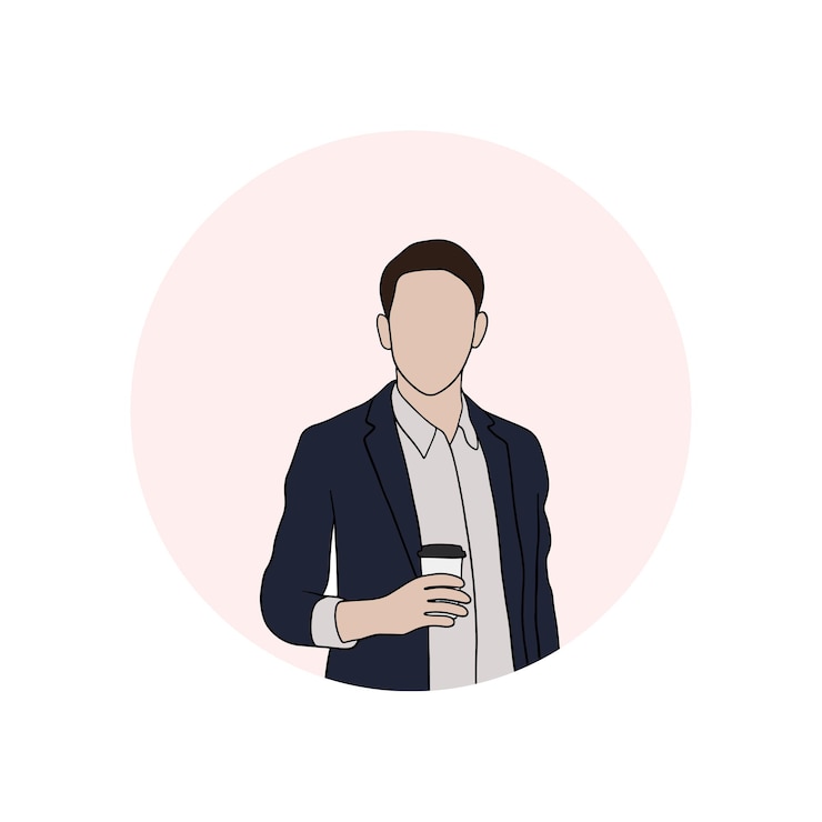 Vettore gratuito isolato giovane uomo bello in diverse pose su sfondo bianco illustrazione