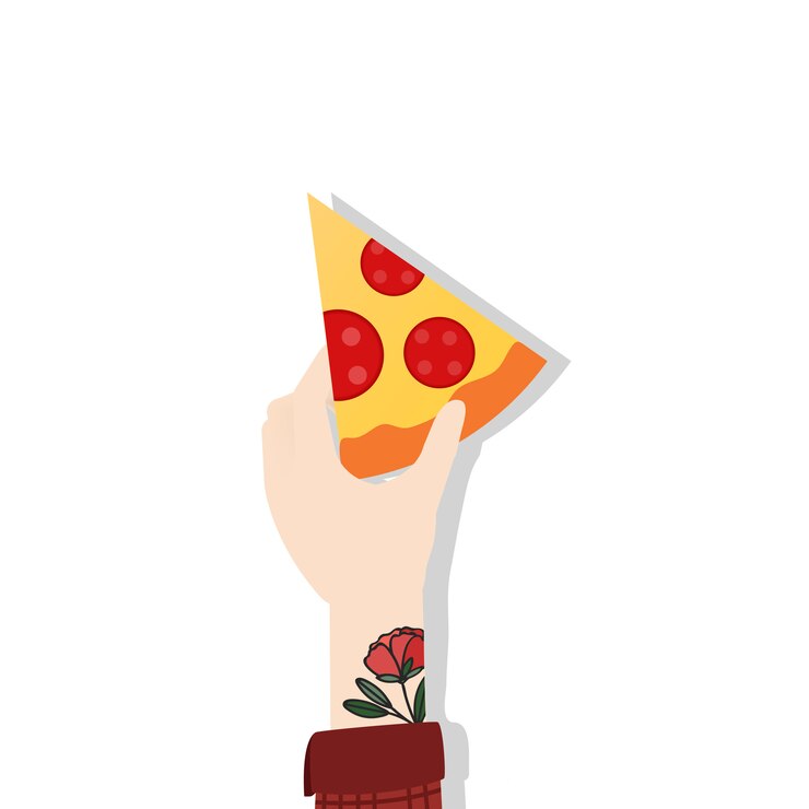 Vettore gratuito la pizza.