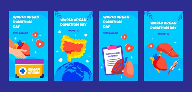 La raccolta di storie di Instagram per la giornata mondiale della donazione di organi