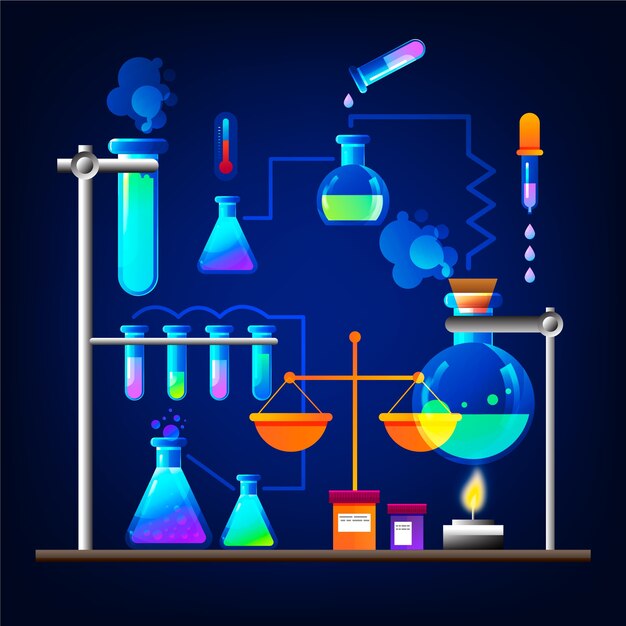 Laboratorio scientifico realistico