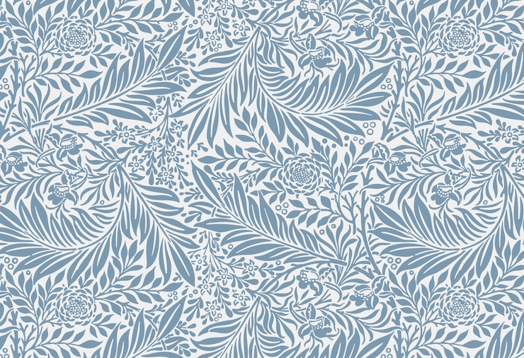 Vettore gratuito larkspur di william morris