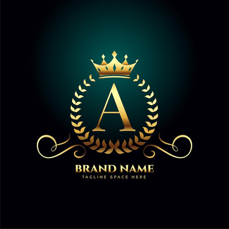 Vettore gratuito lettera dorata accattivante sfondo monogramma con decorazione floreale