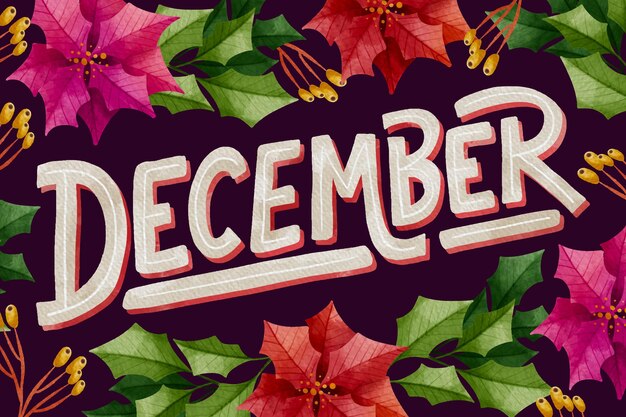 Lettere di dicembre ad acquerello