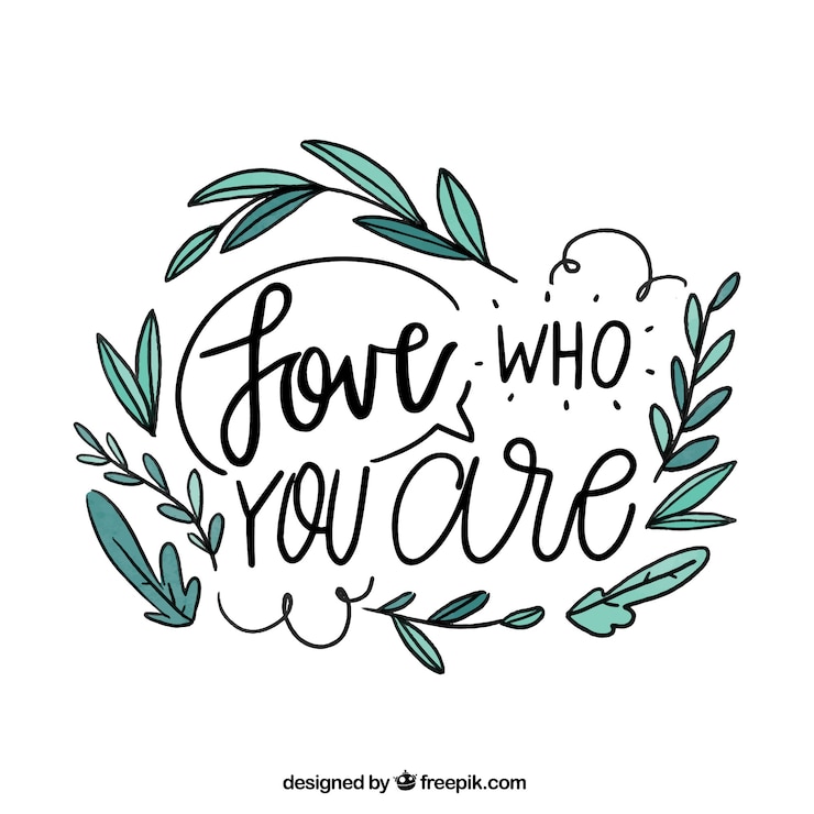 Vettore gratuito lettering inspirational