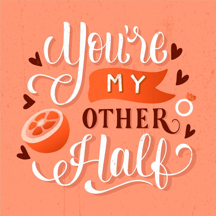 Vettore gratuito lettering matrimonio carino