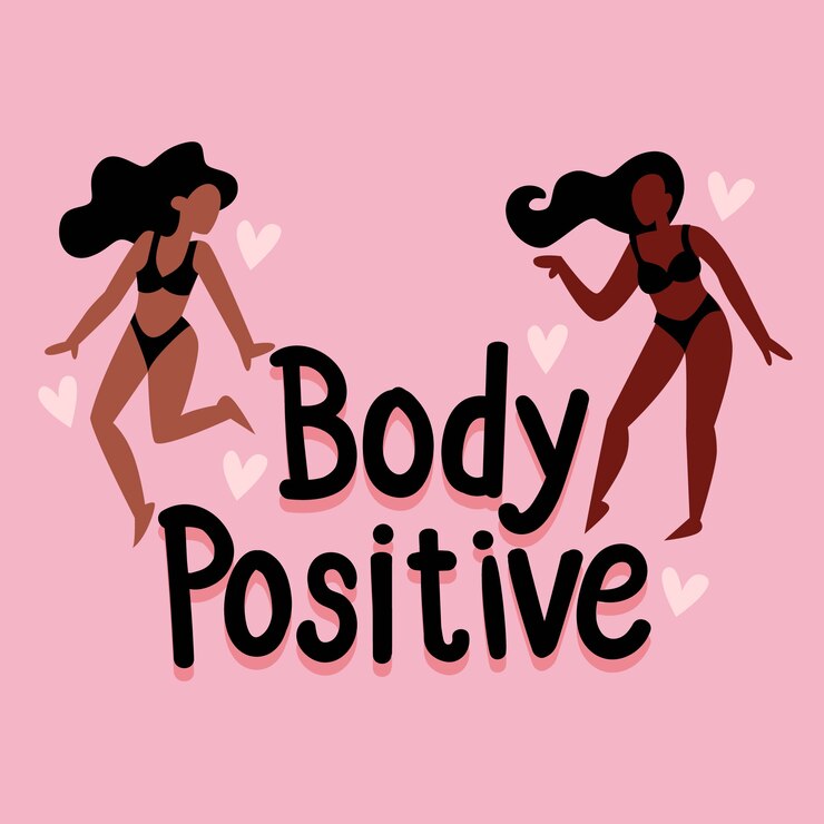 Vettore gratuito lettering positivo corpo carino