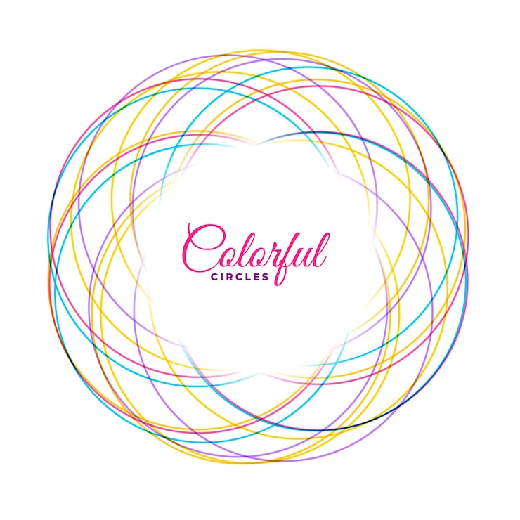 Vettore gratuito line style abstract colorful geometric backdrop for presentation