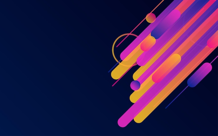 Vettore gratuito linee arrotondate sfondo del bordo linee creative per lo sfondo di banner e poster di brochure aziendali