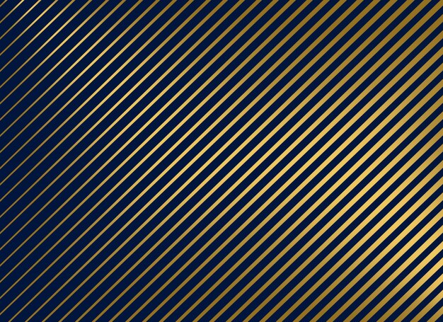 linee diagonali dorate premium vector background