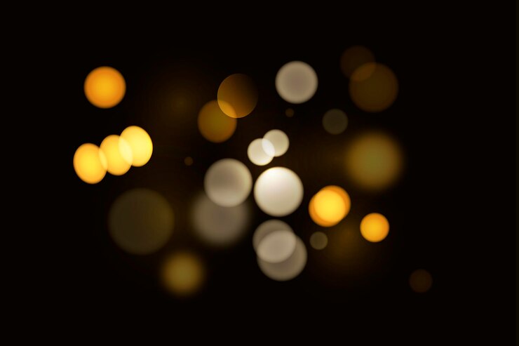 Vettore gratuito lo sfondo bokeh realistico