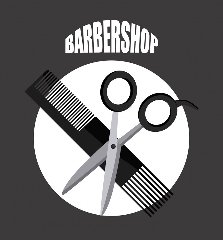 Vettore gratuito logo del barbiere
