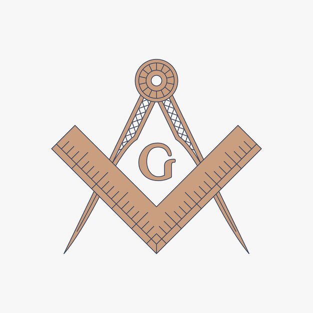 Logo del muratore disegnato a mano