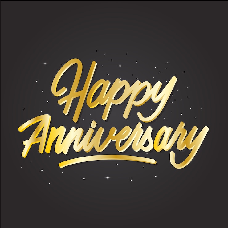 Vettore gratuito logo dell'anniversario d'oro disegnato a mano