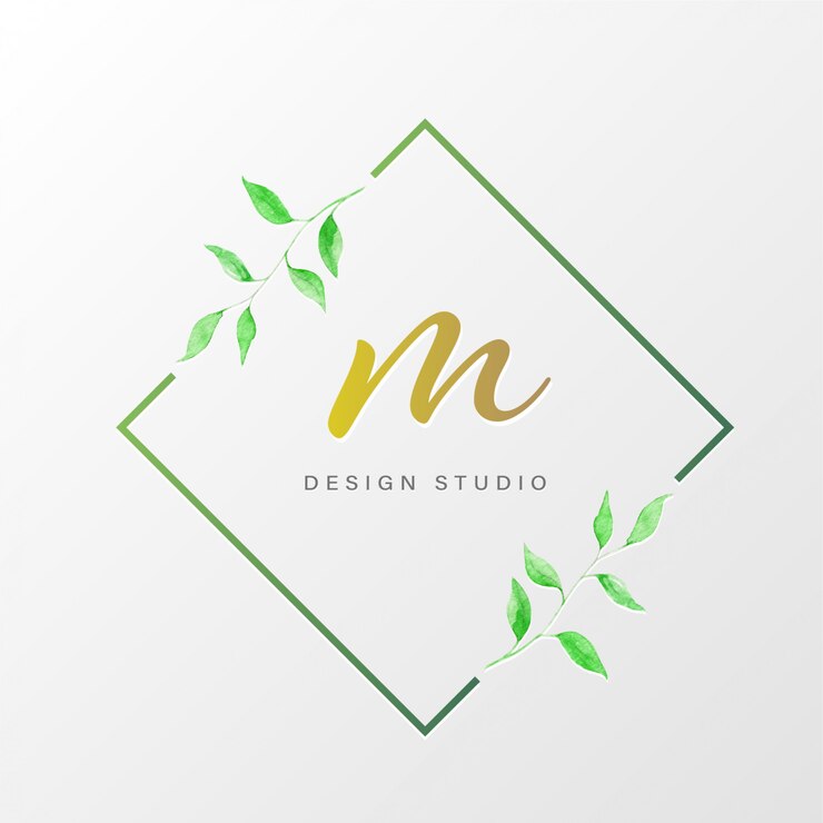 Vettore gratuito logo design naturale per il marchio e l'identità aziendale