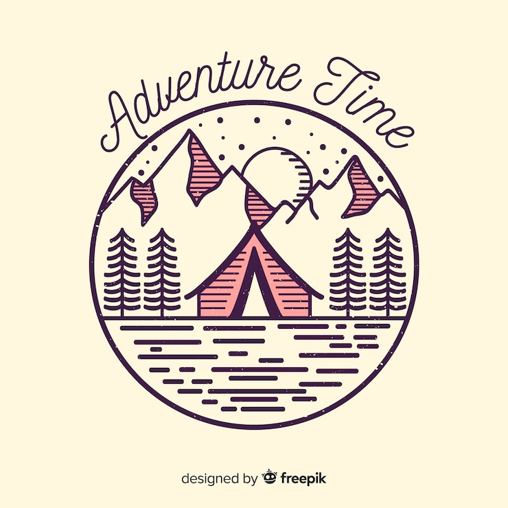 Vettore gratuito logo di avventura
