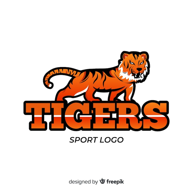 Vettore gratuito logo tiger