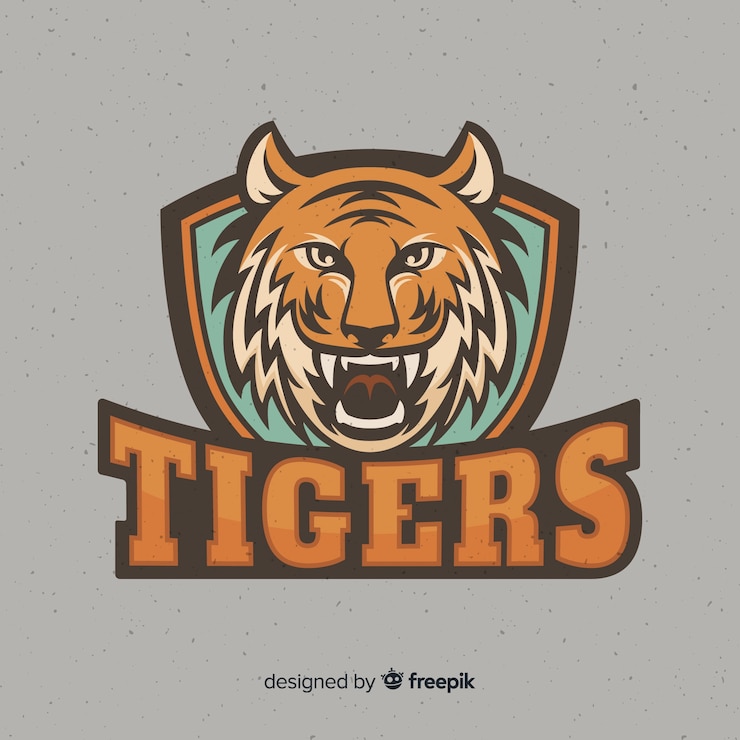Vettore gratuito logo tiger