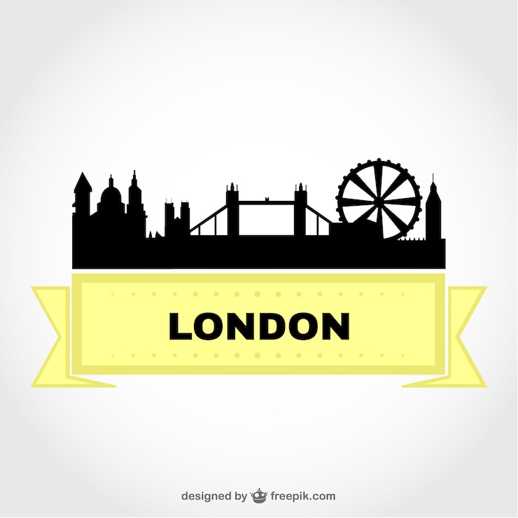 Vettore gratuito london paesaggio urbano vettore libero