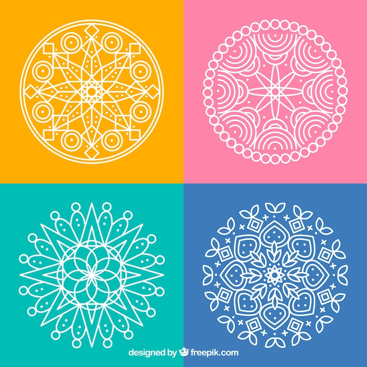 Vettore gratuito mandala ornamentale disegnata a mano