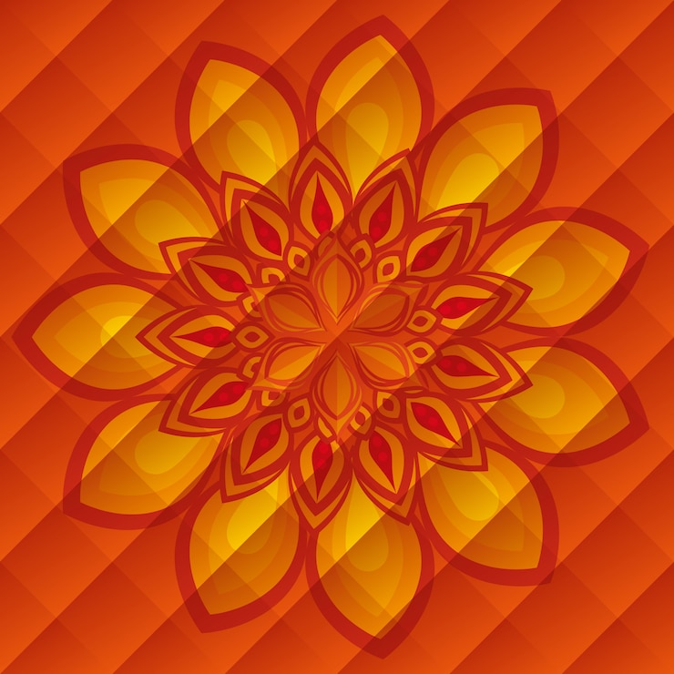 Vettore gratuito mandala ornamentale
